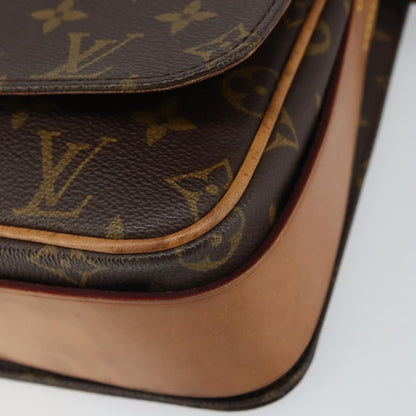 Louis Vuitton Cartouchiere Handbag Monogram Canvas, BROWN, CANVAS, Shoulder bag