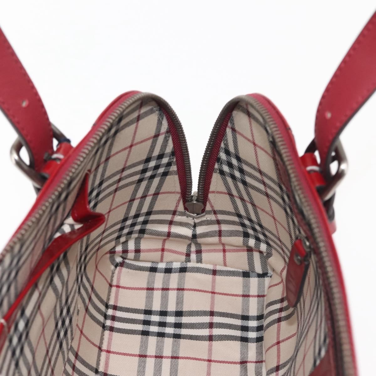 Burberry Vintage Handbag Patent leather, RED, PATENT_LEATHER, Handbag