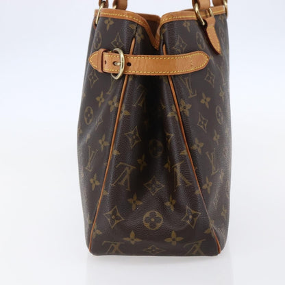 Louis Vuitton Batignolles Handbag Monogram Canvas, BROWN, CANVAS, Tote bag