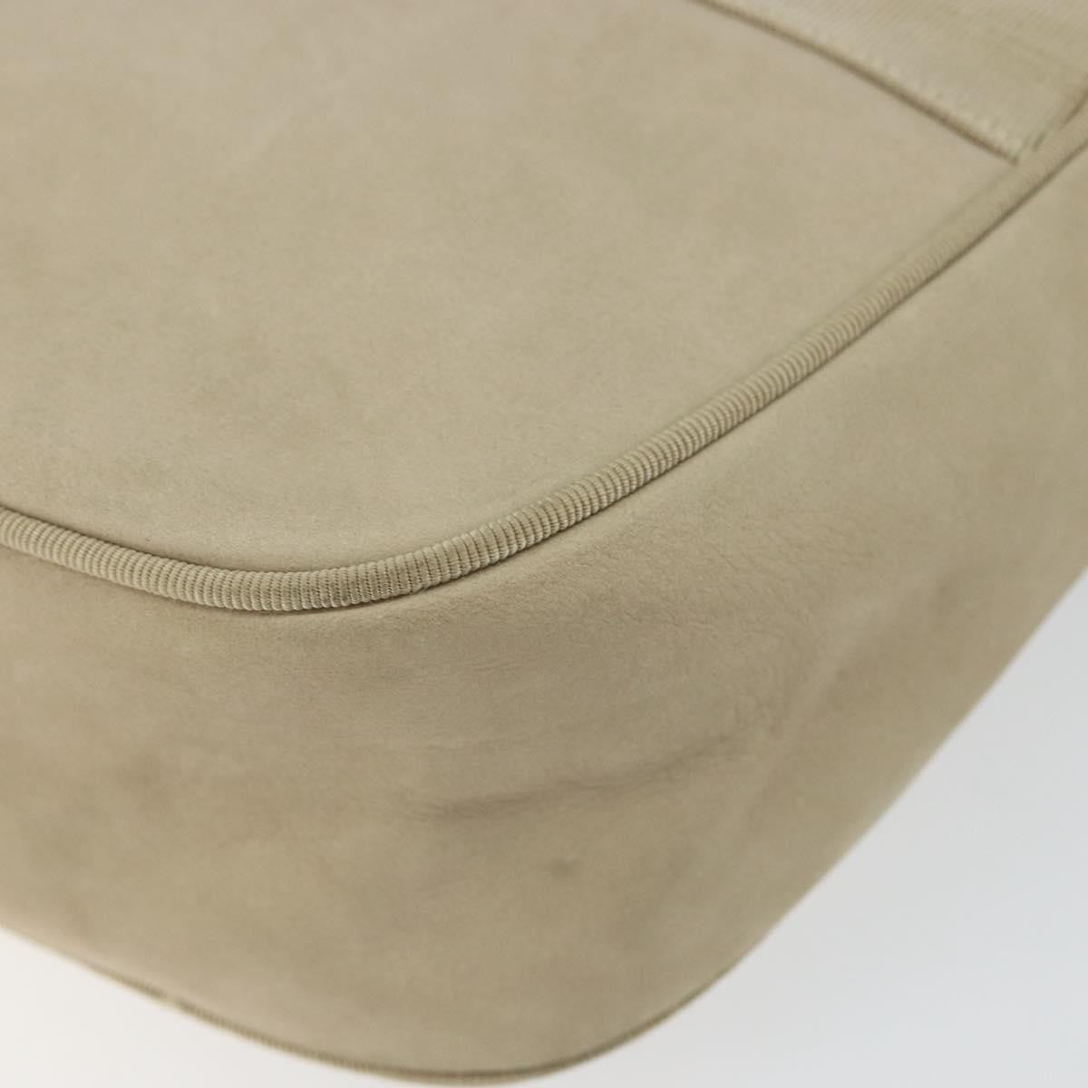 Salvatore Ferragamo Vala Shoulder Bag Suede, BEIGE, SUEDE, Shoulder bag