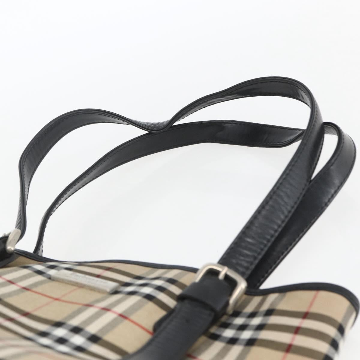 Burberry Nova Check Tote Nylon, BEIGE, NYLON, Tote bag