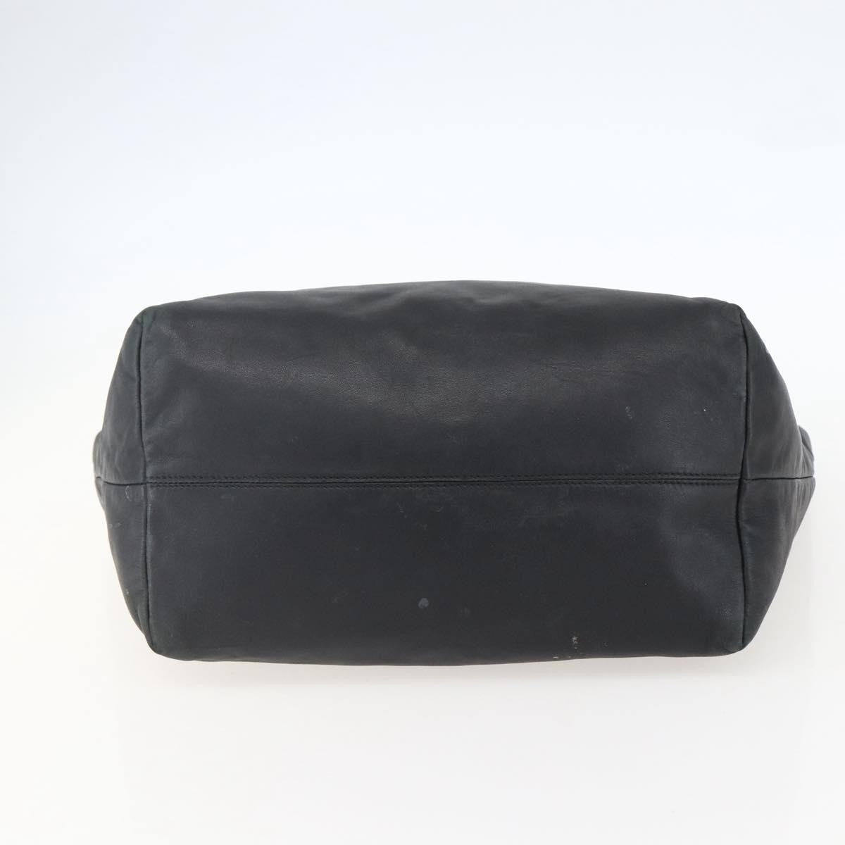 Loewe Anagram Tote Leather, BLACK, LEATHER, Tote bag