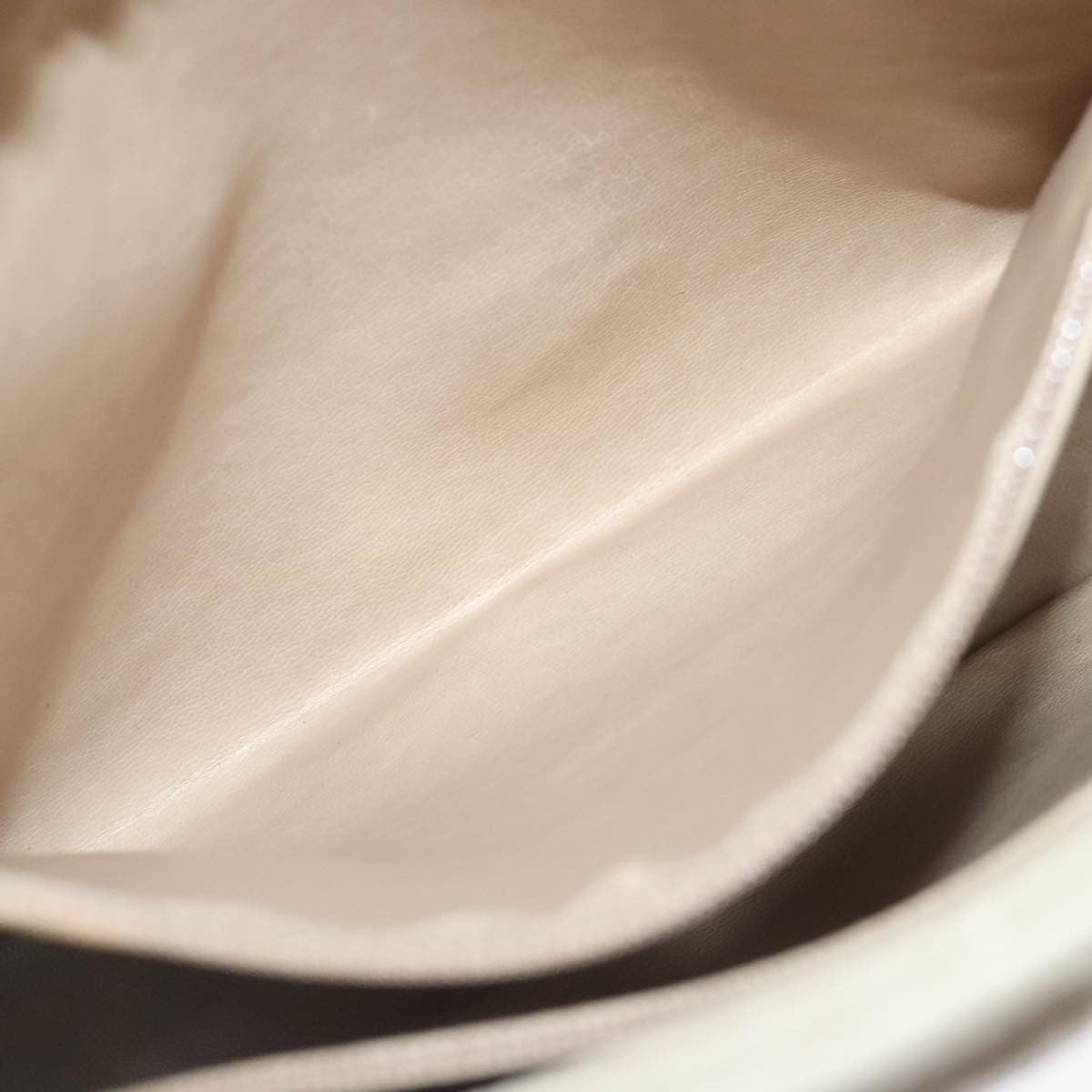 Chanel Vintage Slit Pocket Shoulder Bag Quilted Caviar, BEIGE, LEATHER, Shoulder bag