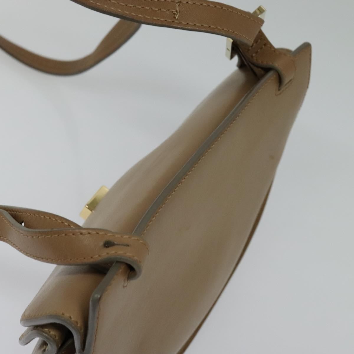 Chloe Georgia Shoulder Bag Leather, BEIGE, LEATHER, Shoulder bag