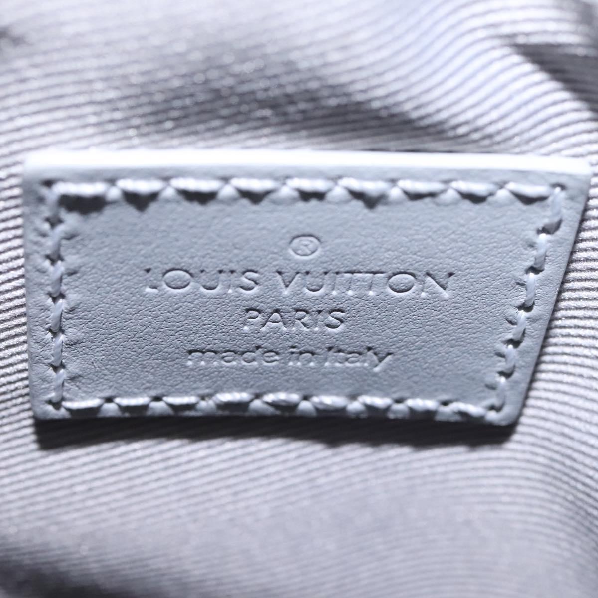 Louis Vuitton Chalk Nano Bag Limited Edition Logo Story Monogram Canvas, GRAY, CANVAS, Handbag