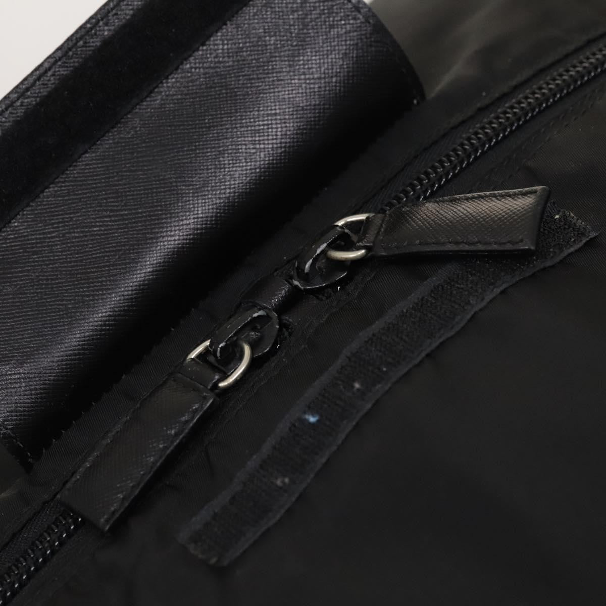 Prada Boston Bag Tessuto, BLACK, NYLON, Travel bag