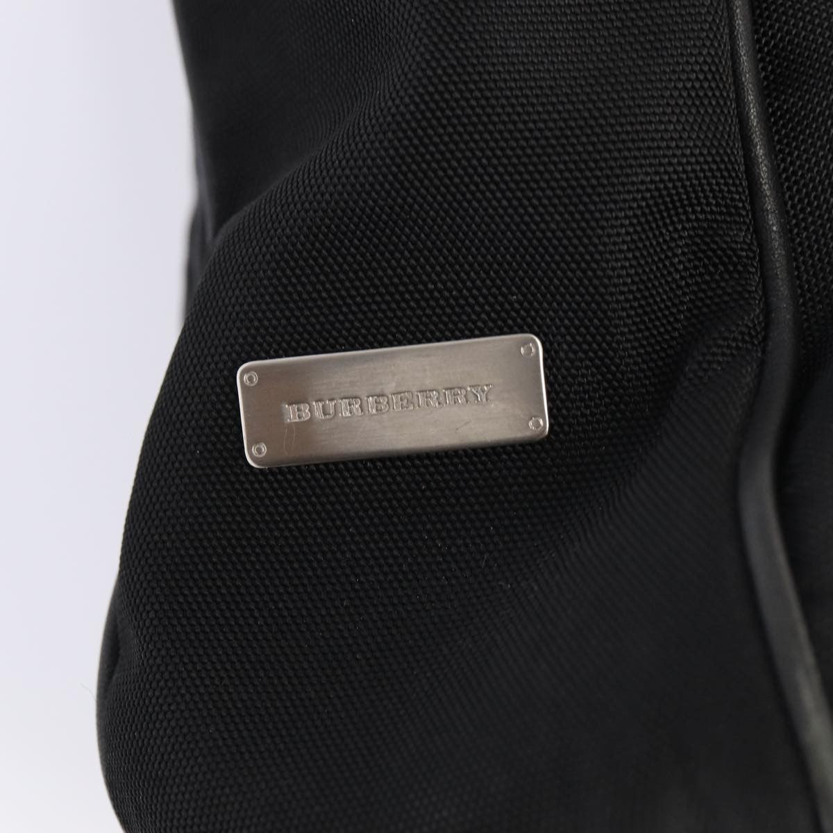 Burberry Vintage Shoulder Bag Nylon, BLACK, NYLON, Shoulder bag
