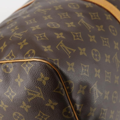 Louis Vuitton Keepall Bag Monogram Canvas, BROWN, CANVAS, Travel bag