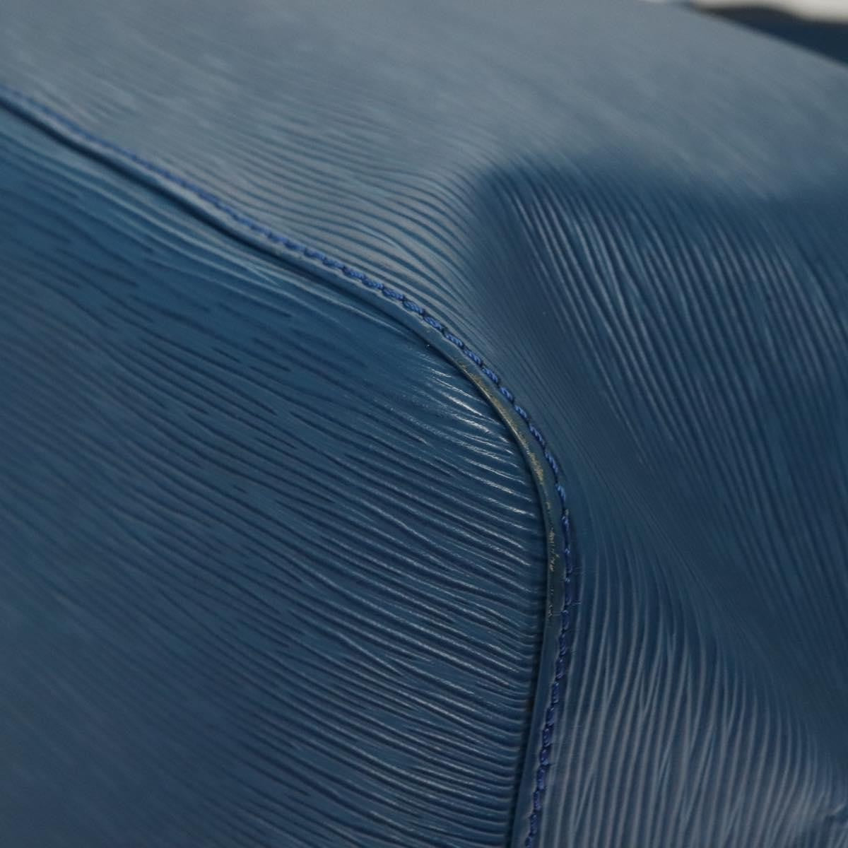 Louis Vuitton Petit Noe Handbag Epi Leather, BLUE, LEATHER, Handbag