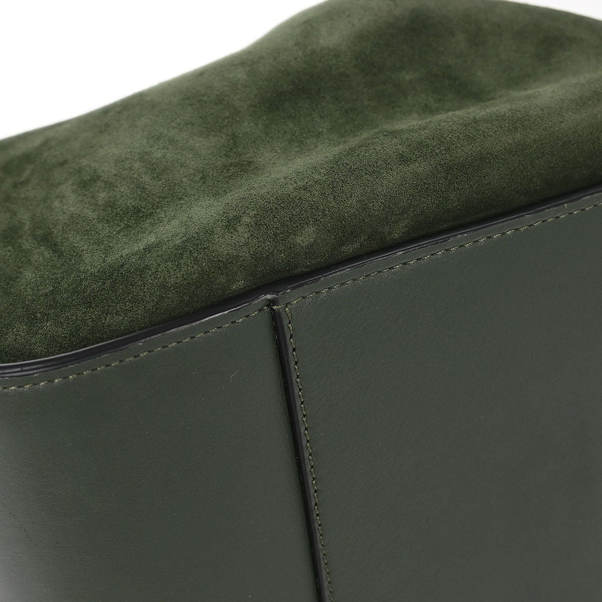Loewe Hammock Bag Leather and Suede, GREEN, SUEDE, Handbag