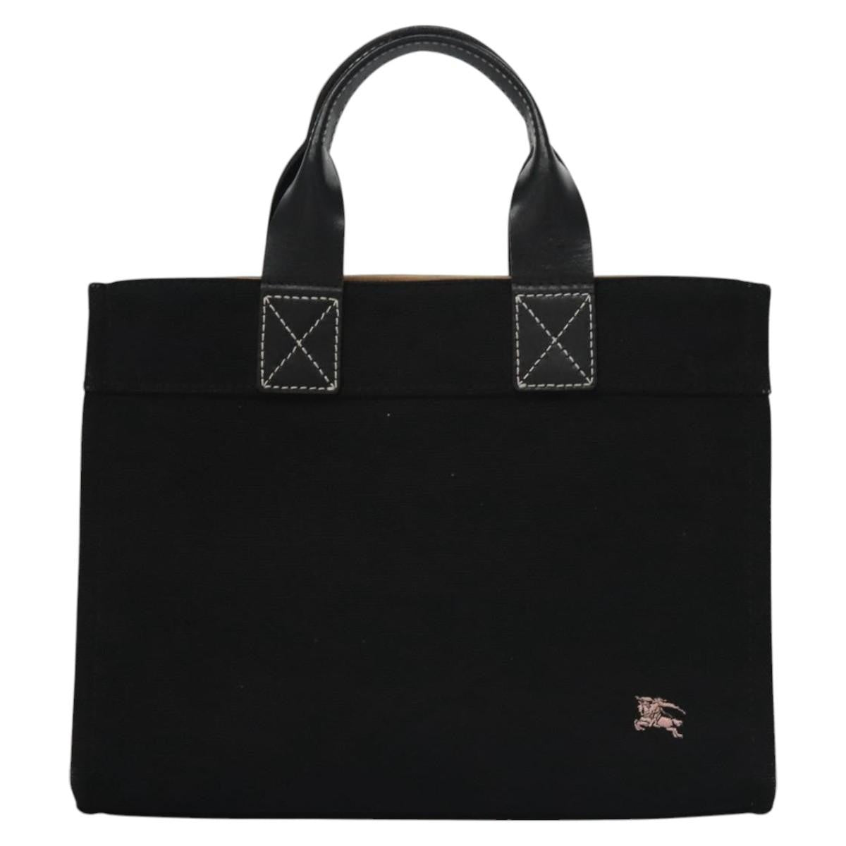 Burberry Blue Label Handbag Canvas, BLACK, CANVAS, Handbag