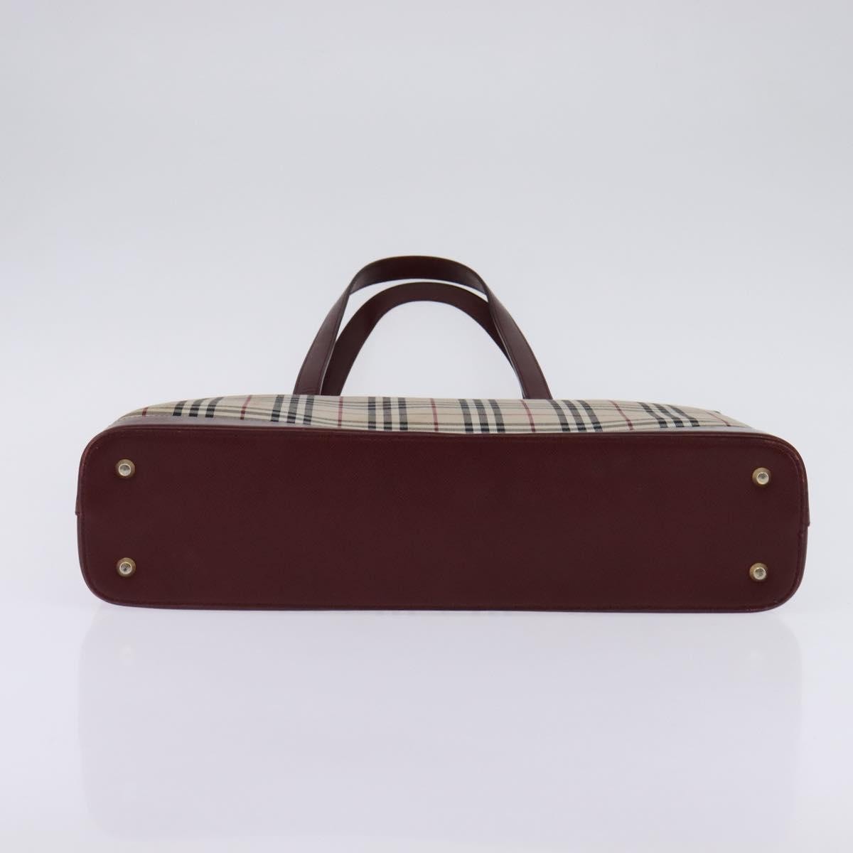 Burberry Nova Check Tote canvas check pattern, BEIGE, CANVAS, Tote bag