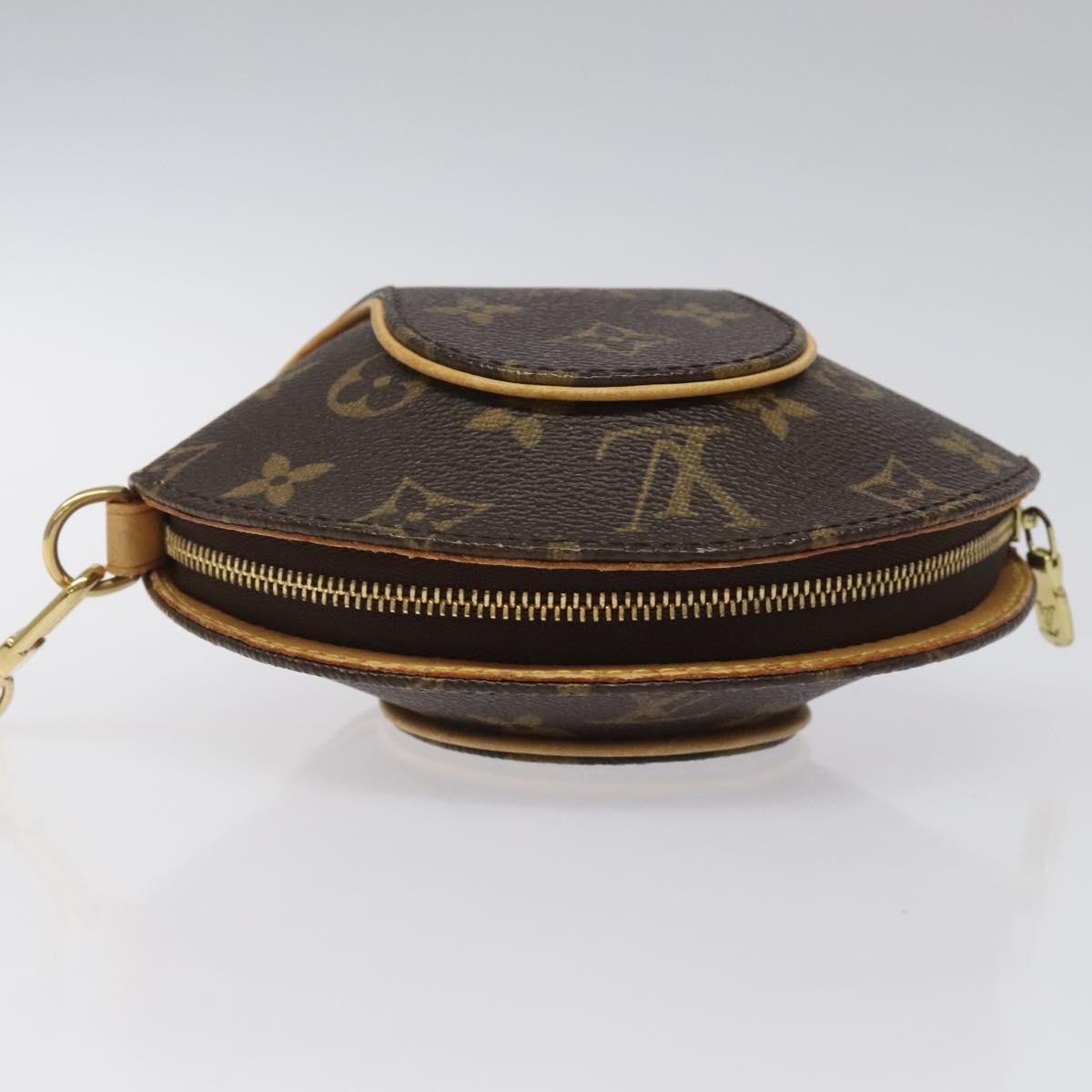 Louis Vuitton Ellipse Wristlet Clutch Monogram Canvas, BROWN, CANVAS, Clutche & pouche