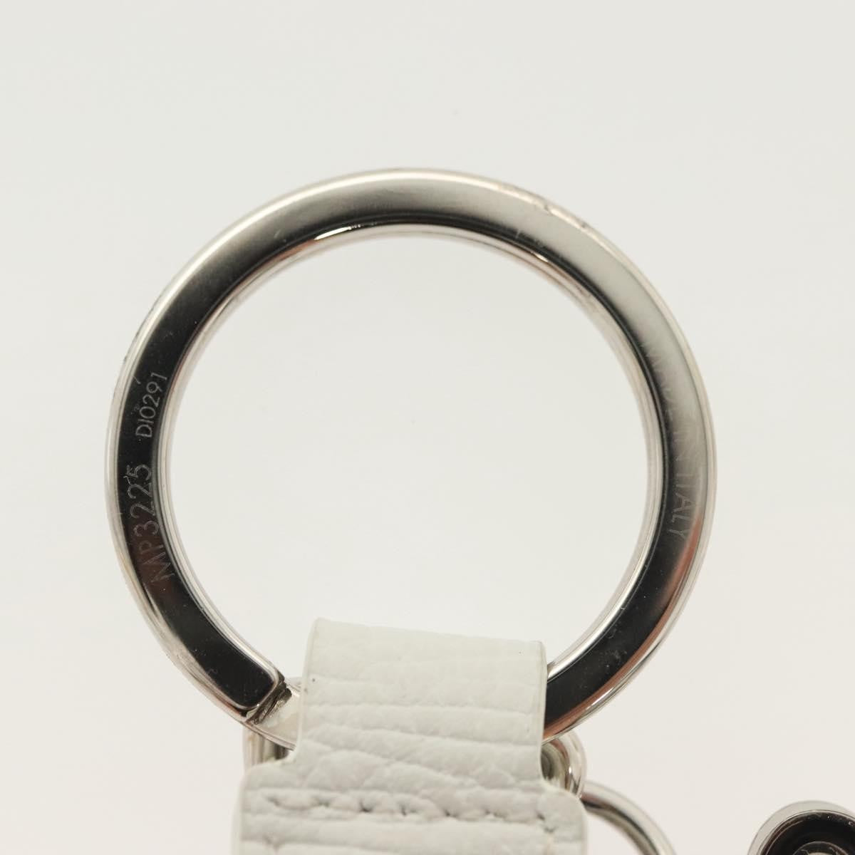 Louis Vuitton Animal Family Bag Charm and Key Holder Metal with Leather, WHITE, METAL, Charms and Keychains