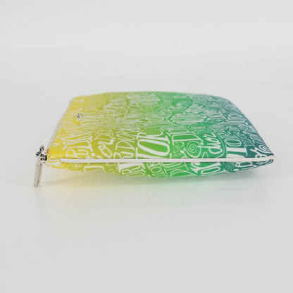 Christian Dior Pouch Stussy Nylon, YELLOW, NYLON, Clutche & pouche