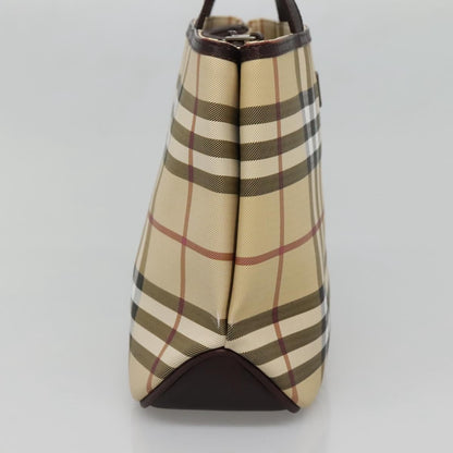 Burberry Nova Check Handbag Nova Check Canvas, BEIGE, CANVAS, Handbag