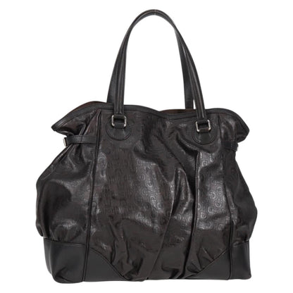 Gucci Full Moon Tote Leather, BLACK, LEATHER, Tote bag