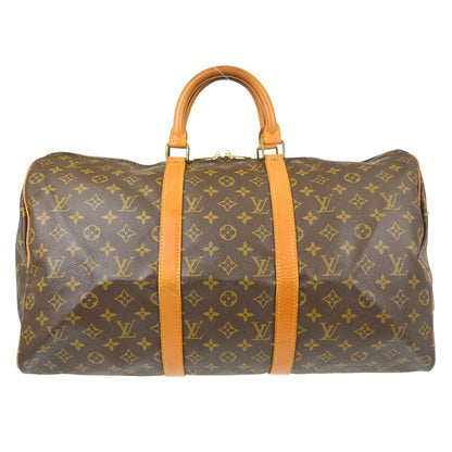 Louis Vuitton Keepall Bag Monogram Canvas, Brown, Canvas, Travel Bag