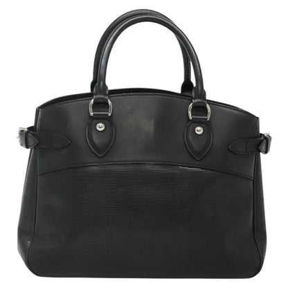 Louis Vuitton Passy Tote Epi Leather, BLACK, LEATHER, Tote bag