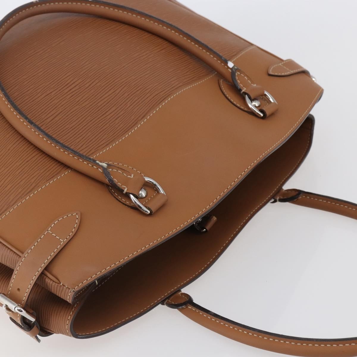 Louis Vuitton Passy Tote Epi Leather, CAMEL, LEATHER, Tote bag