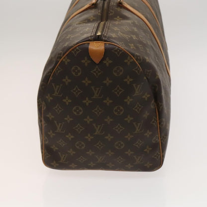 Louis Vuitton Keepall Bag Monogram Canvas, BROWN, CANVAS, Travel bag