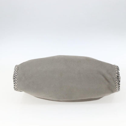 Stella McCartney Falabella Fold Over Bag Shaggy Deer, GRAY, POLYESTER, Shoulder bag