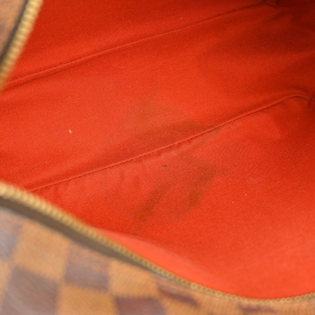 Louis Vuitton Naviglio Handbag Damier, Brown, Canvas, Shoulder Bag
