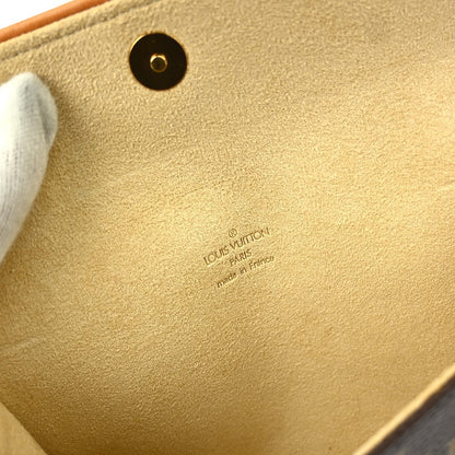 Louis Vuitton Florentine Pochette Monogram Canvas, Brown, Canvas, Clutch