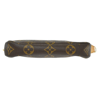 Louis Vuitton Mini pochette accessoires Canvas, Brown, Canvas, Clutch