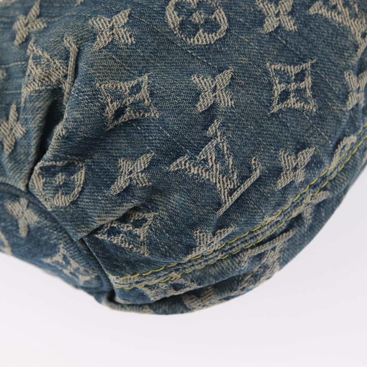 Louis Vuitton Pleaty Handbag Denim, BLUE, DENIM_JEANS, Handbag