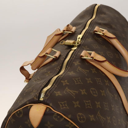 Louis Vuitton Keepall Bag Monogram Canvas, BROWN, CANVAS, Travel bag