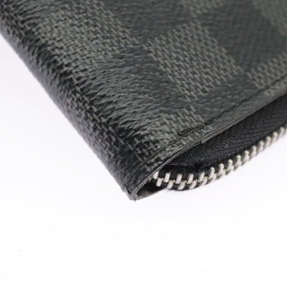 Louis Vuitton Zippy wallet vertical Damier Graphite, Gray, Canvas, Wallet