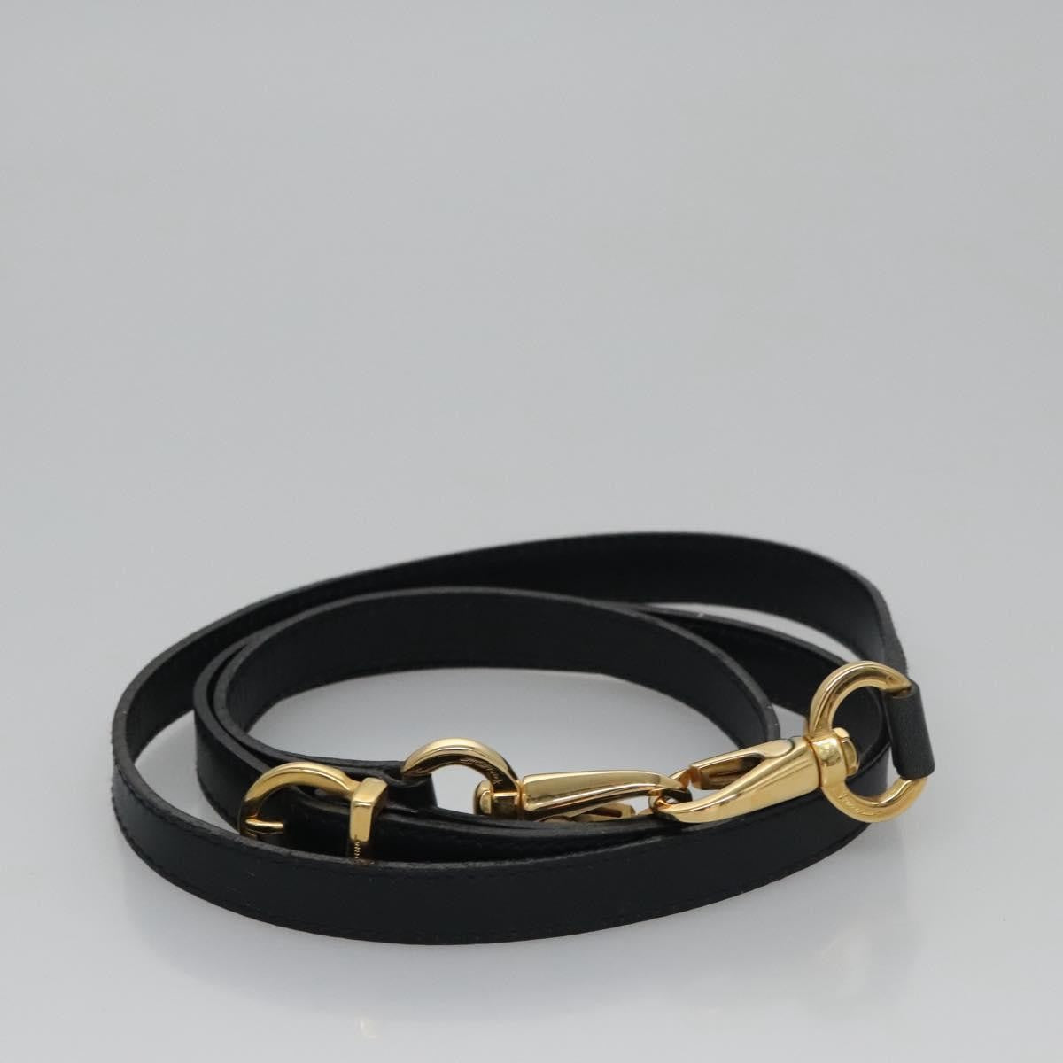 Salvatore Ferragamo Gancini Convertible Top Handle Bag Leather, BLACK, LEATHER, Handbag