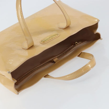 Louis Vuitton Wilshire Handbag Monogram Vernis, BEIGE, PATENT_LEATHER, Tote bag
