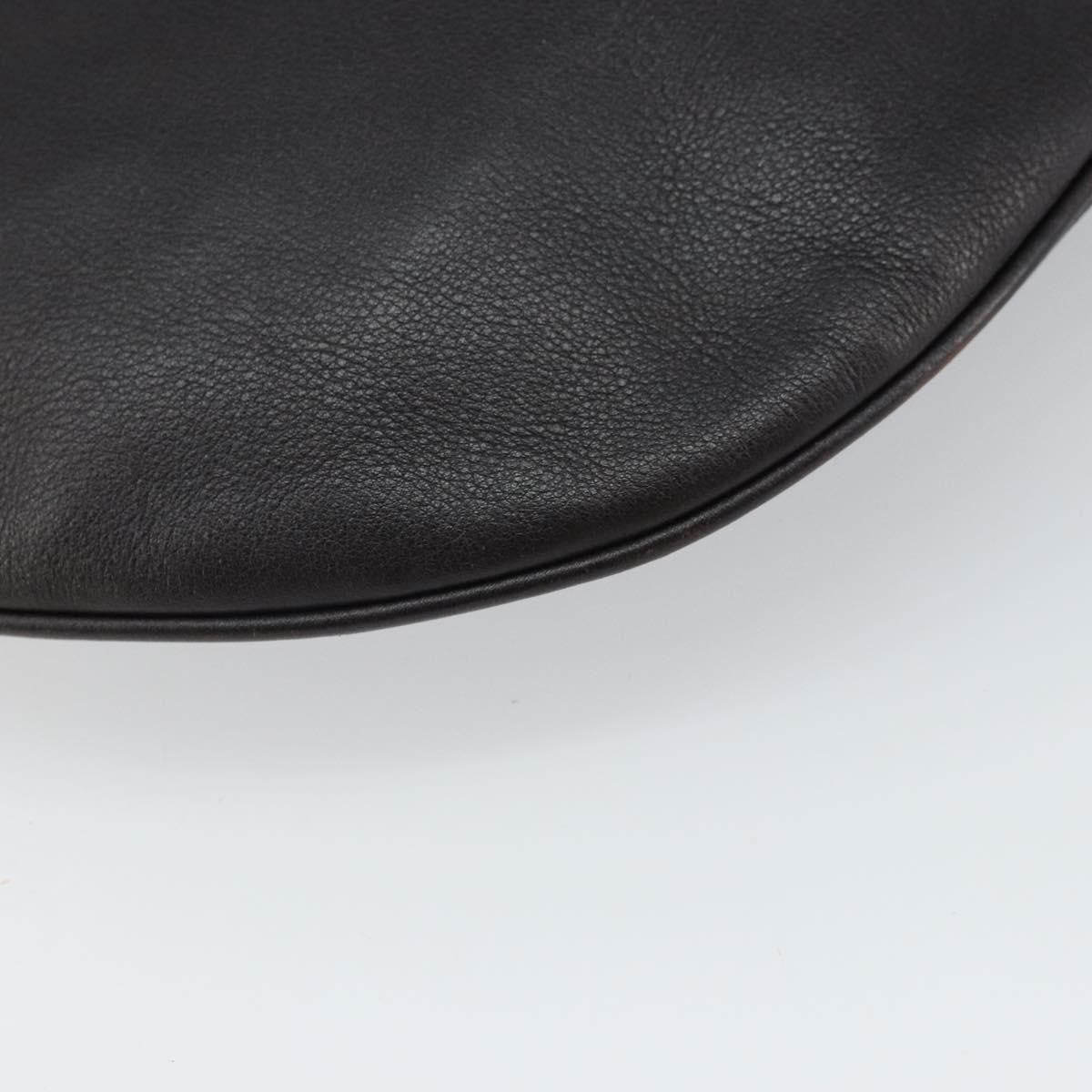 Gucci Vintage Shoulder Bag Leather, BLACK, CANVAS, Shoulder bag