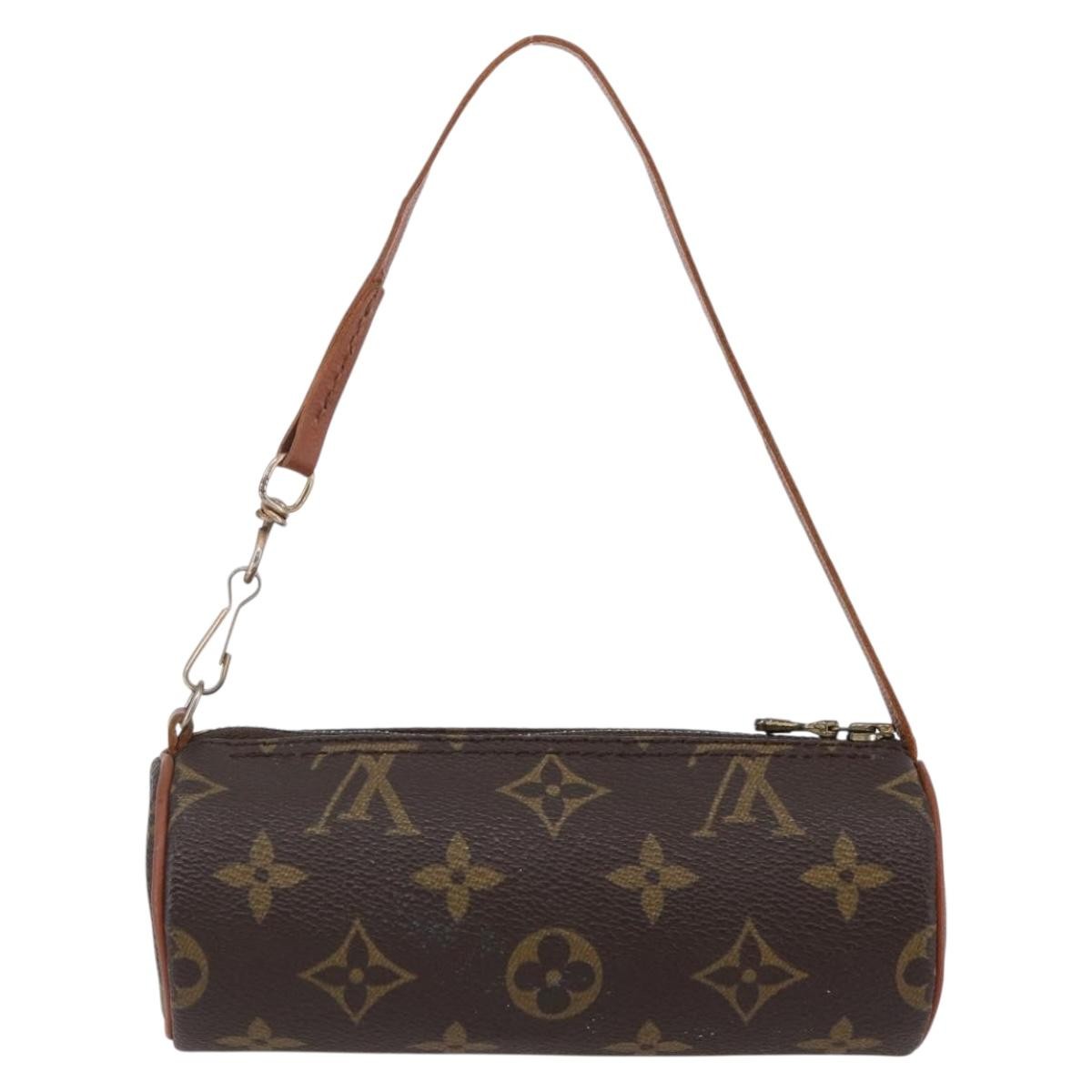 Louis Vuitton Papillon Pochette Monogram Canvas, BROWN, CANVAS, Handbag