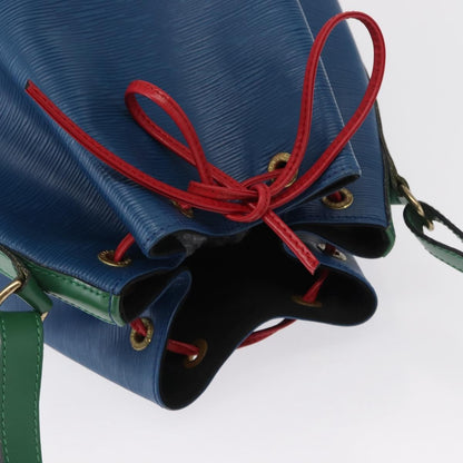 Louis Vuitton Tricolor Noe Handbag Epi Leather, BLUE, LEATHER, Shoulder bag