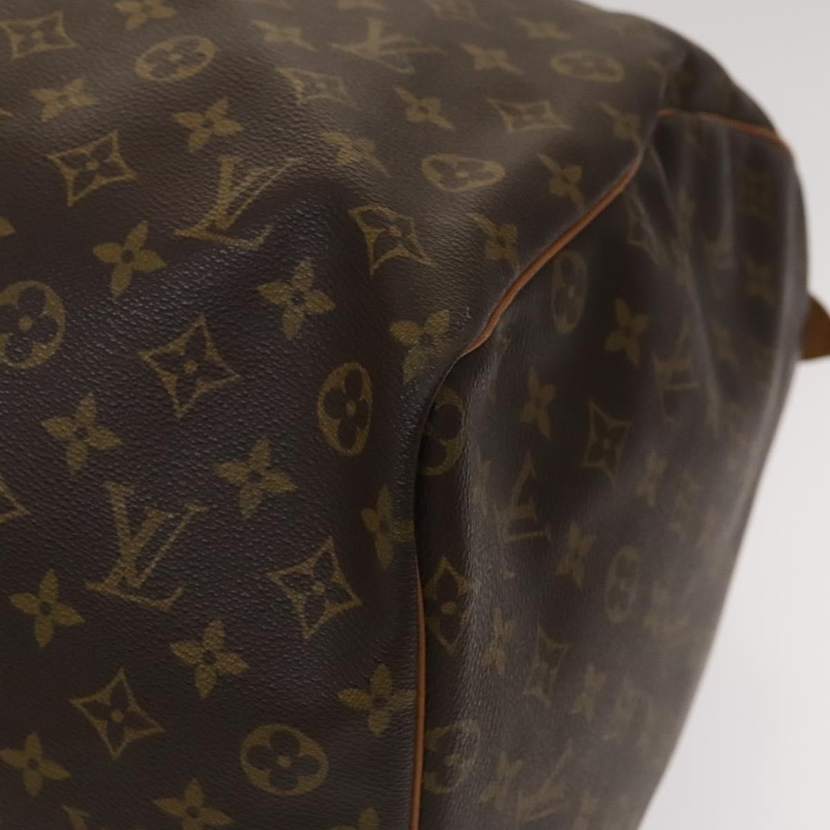 Louis Vuitton Keepall Bag Monogram Canvas, BROWN, CANVAS, Travel bag