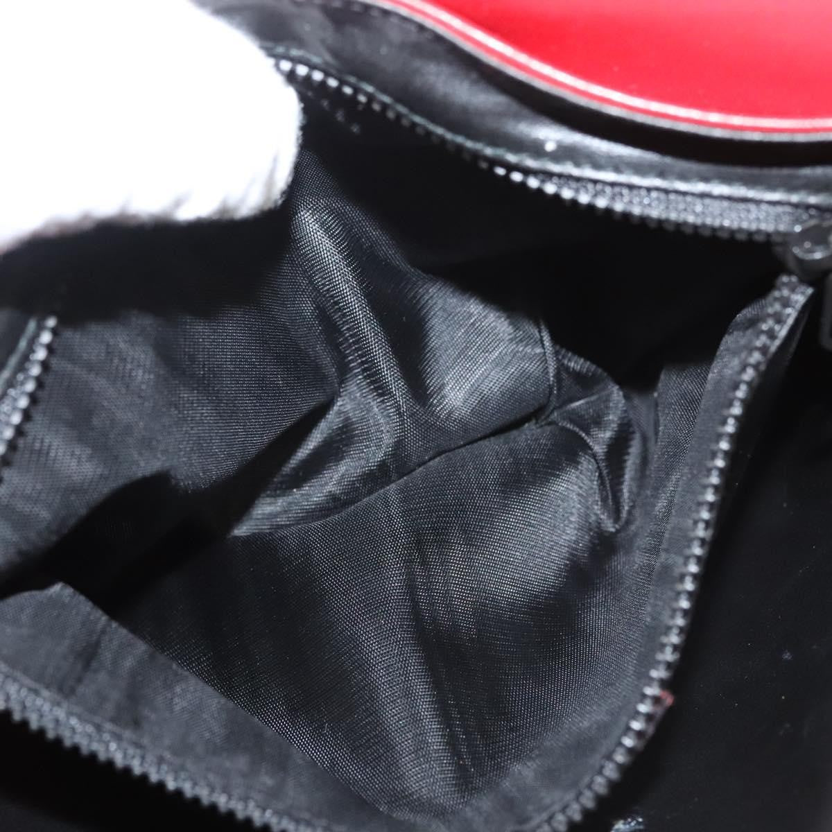 Celine Vintage Triomphe Shoulder Bag Leather, RED, LEATHER, Shoulder bag