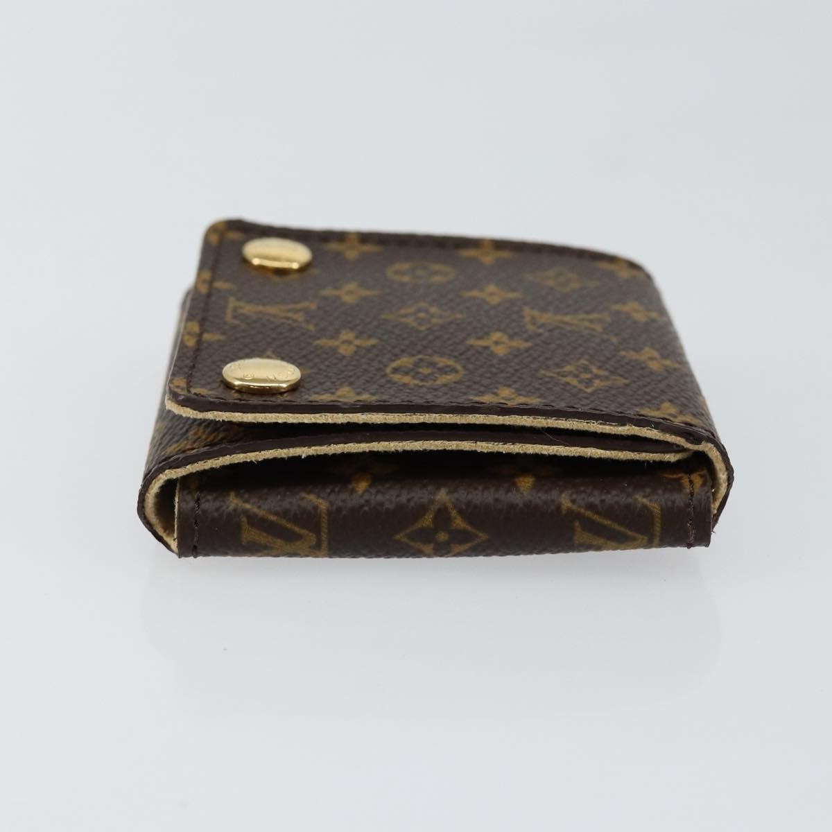 Louis Vuitton CASE JEWELRY BOX Canvas, BROWN, CANVAS, Wallets