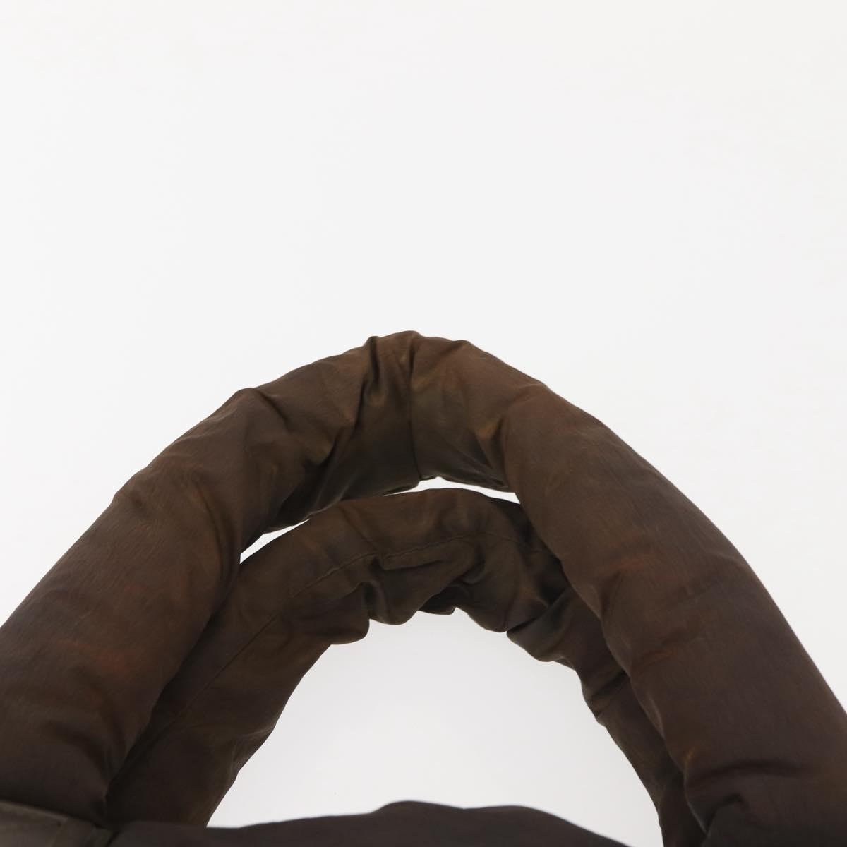 Chanel Coco Cocoon Zipped Tote Quilted Nylon, BROWN, NYLON, Tote bag