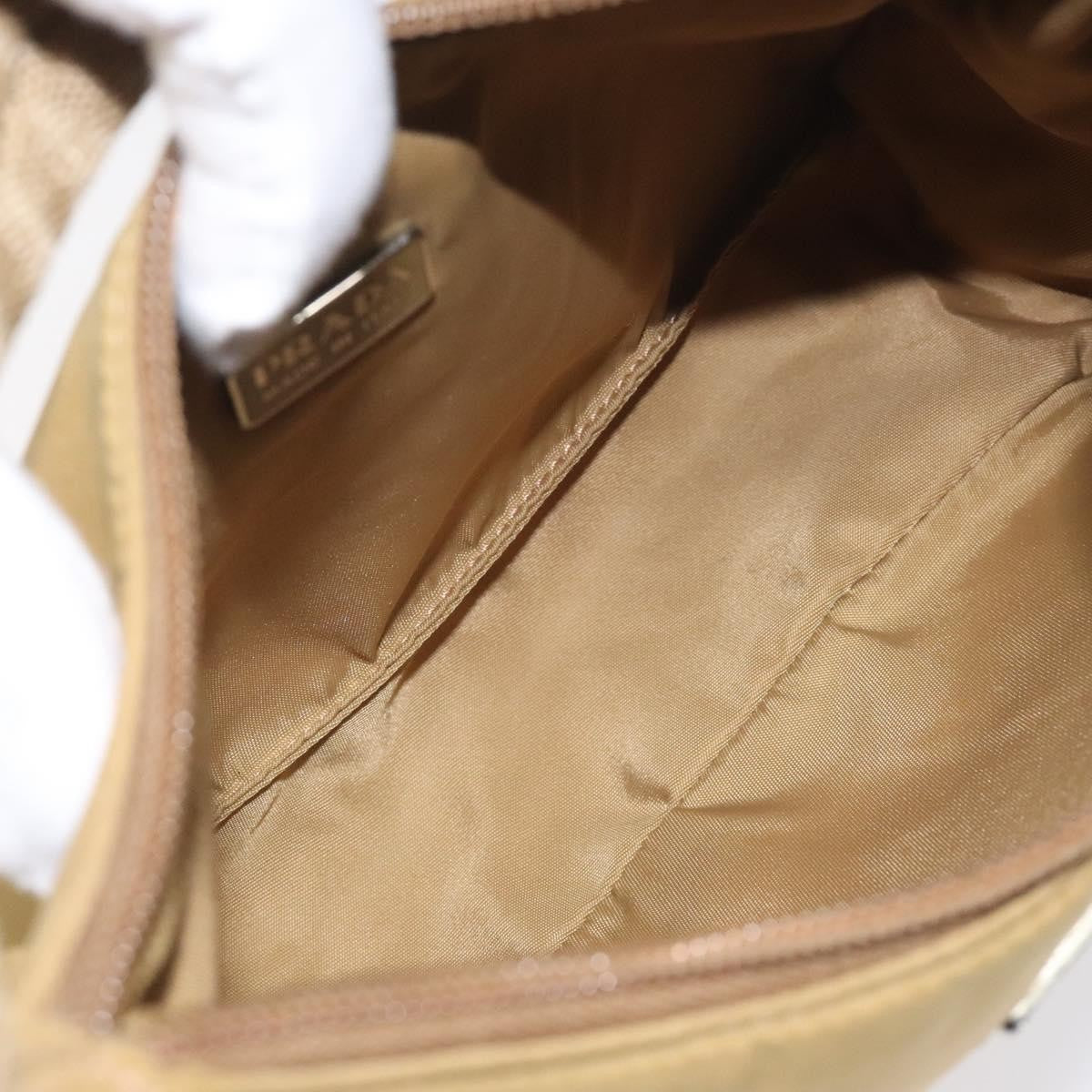 Prada Hobo Tessuto, BEIGE, NYLON, Clutche & pouche