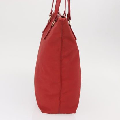Salvatore Ferragamo Gancini handbag Nylon, RED, NYLON, Handbag