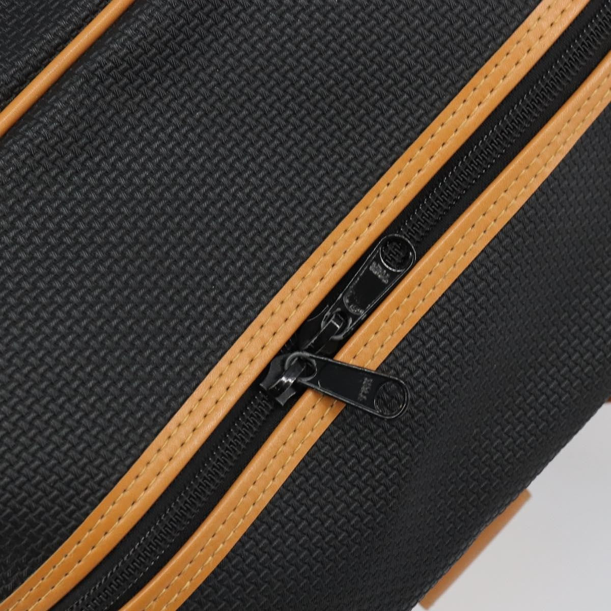 Saint Laurent Vintage Boston PVC Leather, BLACK, CANVAS, Travel bag