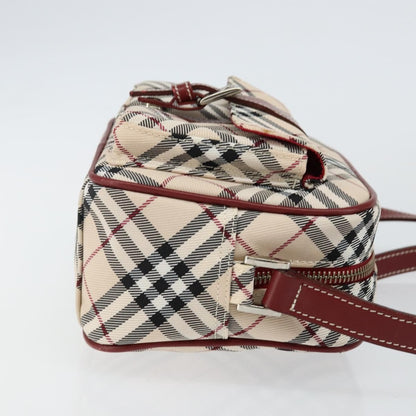 Burberry Nova Check Blue Label Canvas, BEIGE, CANVAS, Shoulder bag