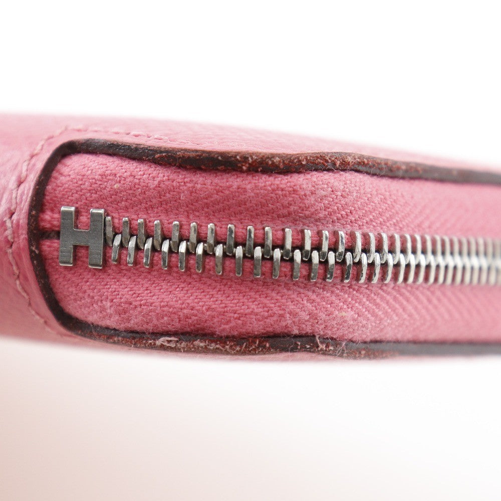 Hermes Azap Zip Around Wallet Epsom, PINK, LEATHER, Wallets