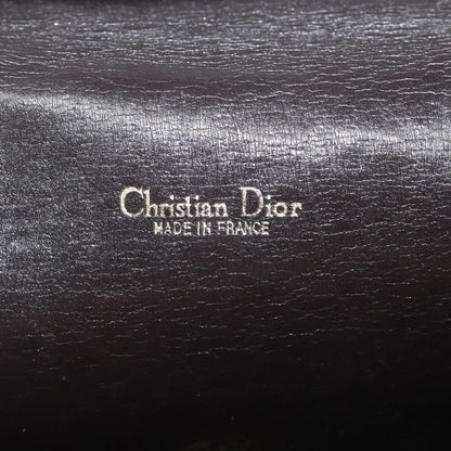 Christian Dior Vintage Trotter Flap Shoulder Bag Canvas, BROWN, CANVAS, Shoulder bag