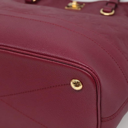 Louis Vuitton Citadine Handbag Monogram Empreinte Leather, PURPLE, LEATHER, Tote bag