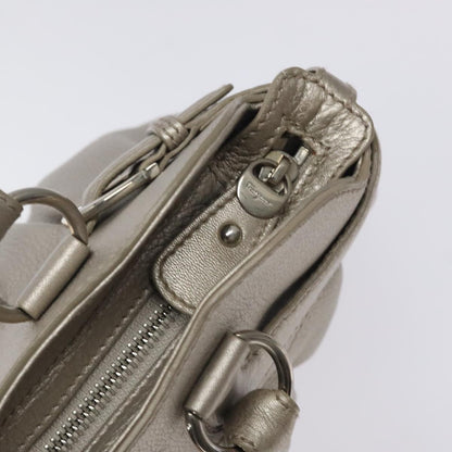 Salvatore Ferragamo Marisa Satchel Leather, SILVER, LEATHER, Shoulder bag