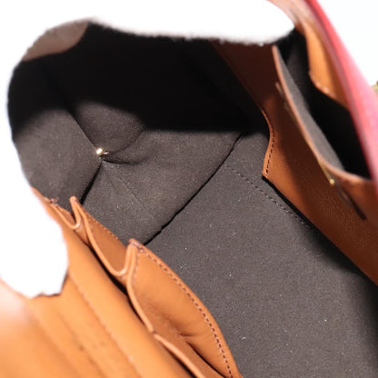 Salvatore Ferragamo Sofia Satchel Leather, RED, LEATHER, Handbag